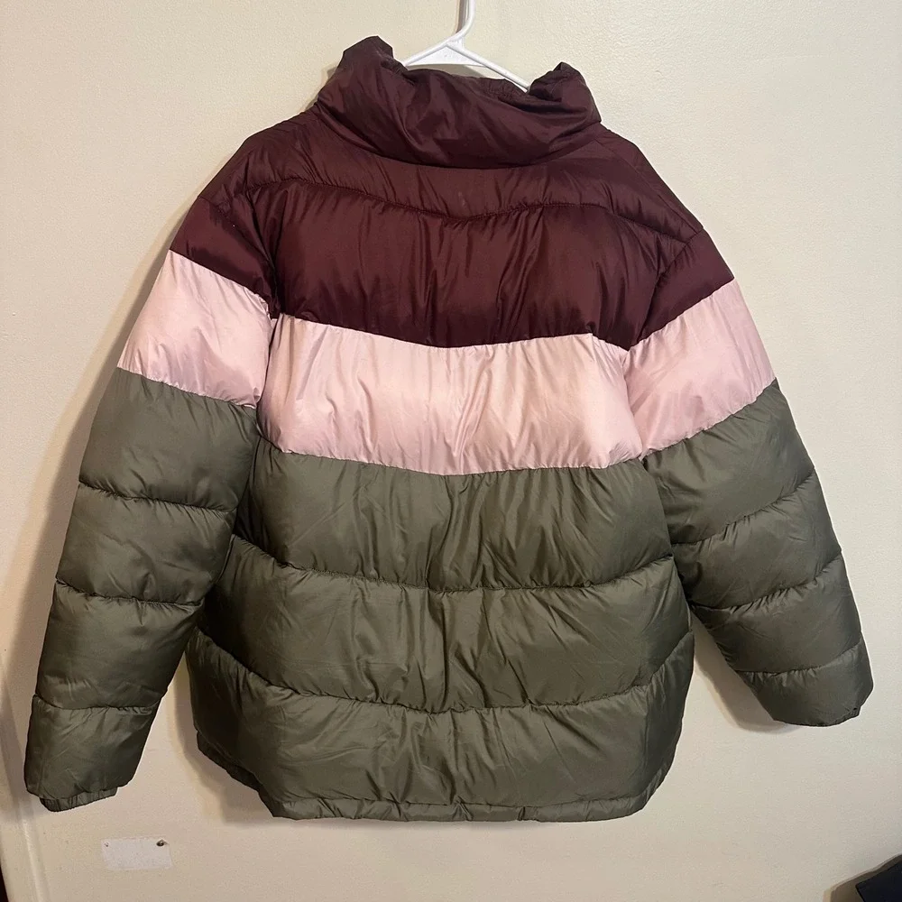 Columbia Puffer Jacket Womens 3X Multicolor Zip Up Outdoor Insulated Coat WW9725 - Picture 7 of 7